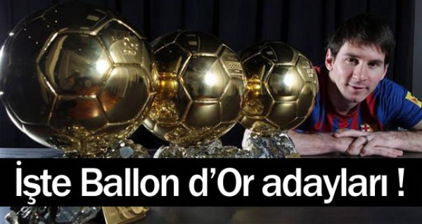 te Ballon dOr adaylar